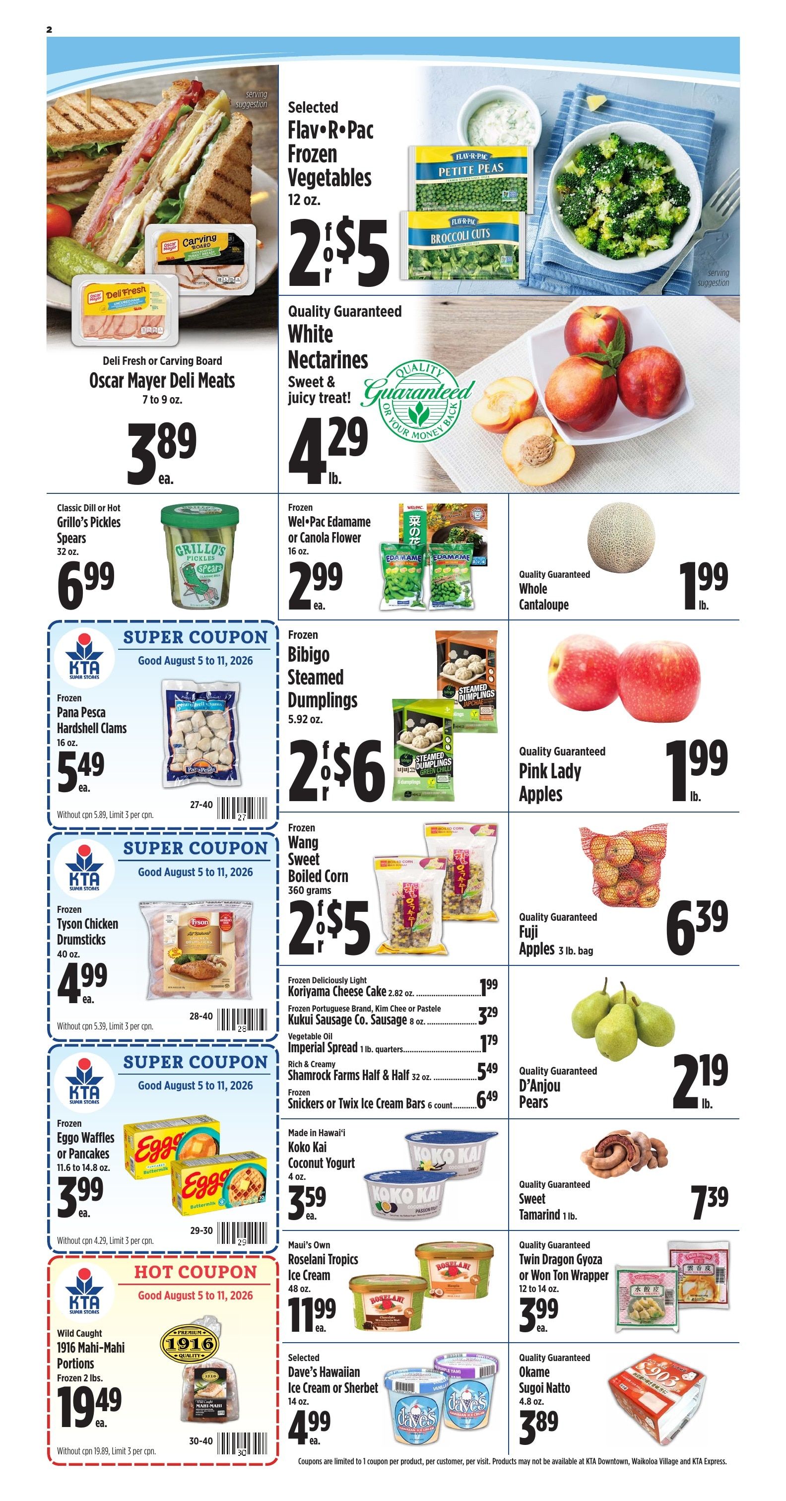 KTA Super Stores Weekly Ad August 5 - 11, 2026