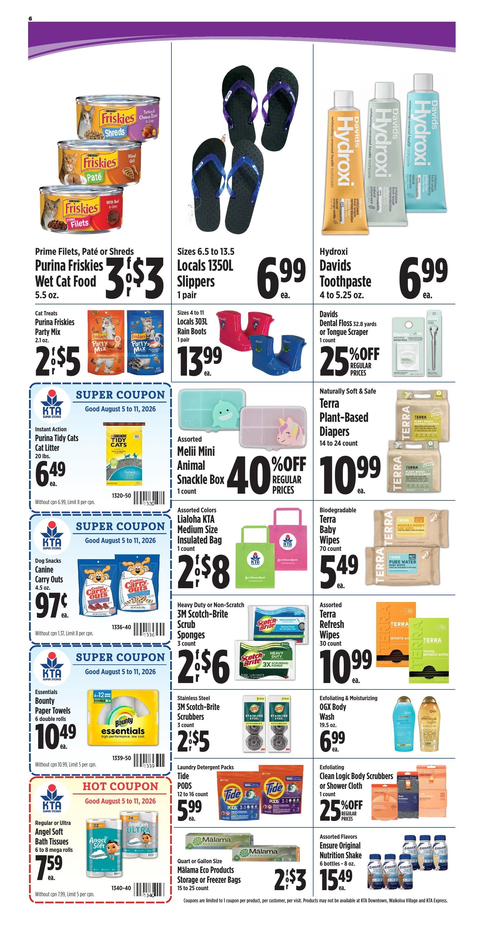 KTA Super Stores Weekly Ad August 5 - 11, 2026