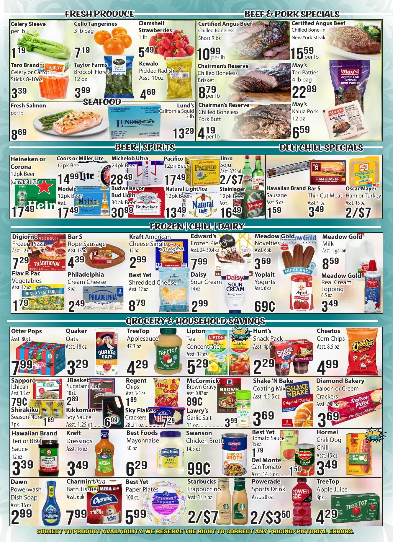 Tamura Super Market Weekly Ad August 5 - 11, 2026