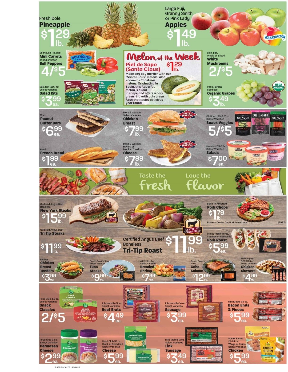 Cash & Carry Foods Weekly Ad August 5 - 11, 2026