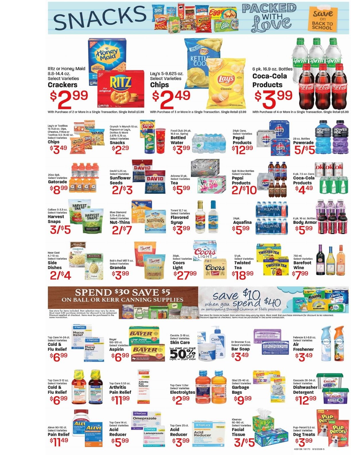 Cash & Carry Foods Weekly Ad August 5 - 11, 2026