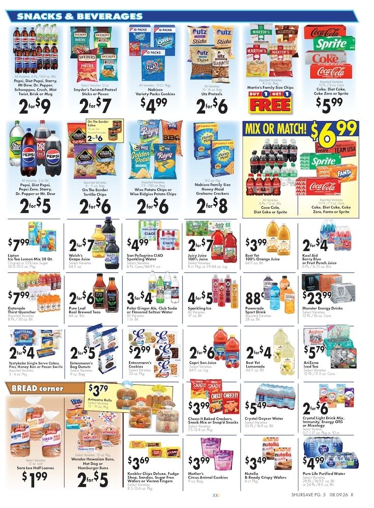 Rob's Market Weekly Ad August 9 - 15, 2026