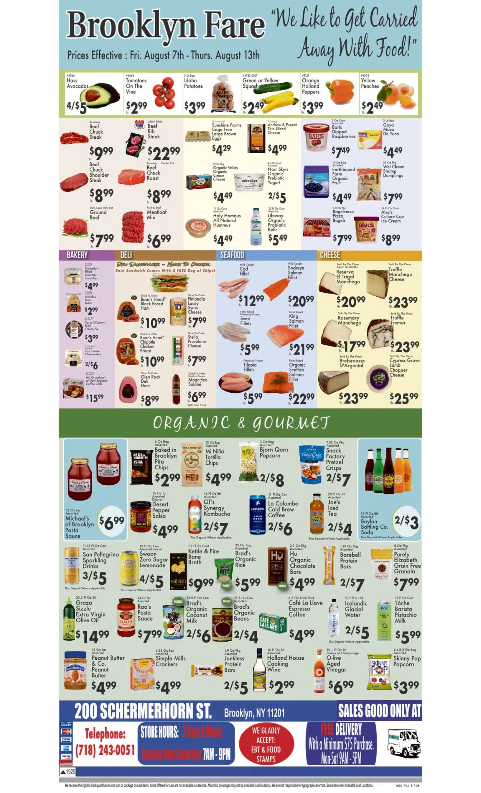 Brooklyn Fare Weekly Ad August 7 - 13, 2026
