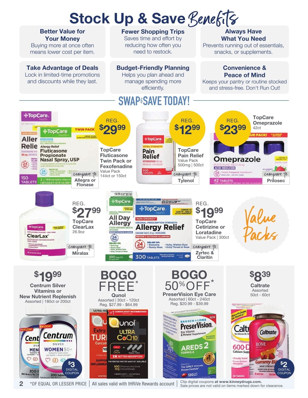 Kinney Drugs Weekly Ad August 9 - 15, 2026