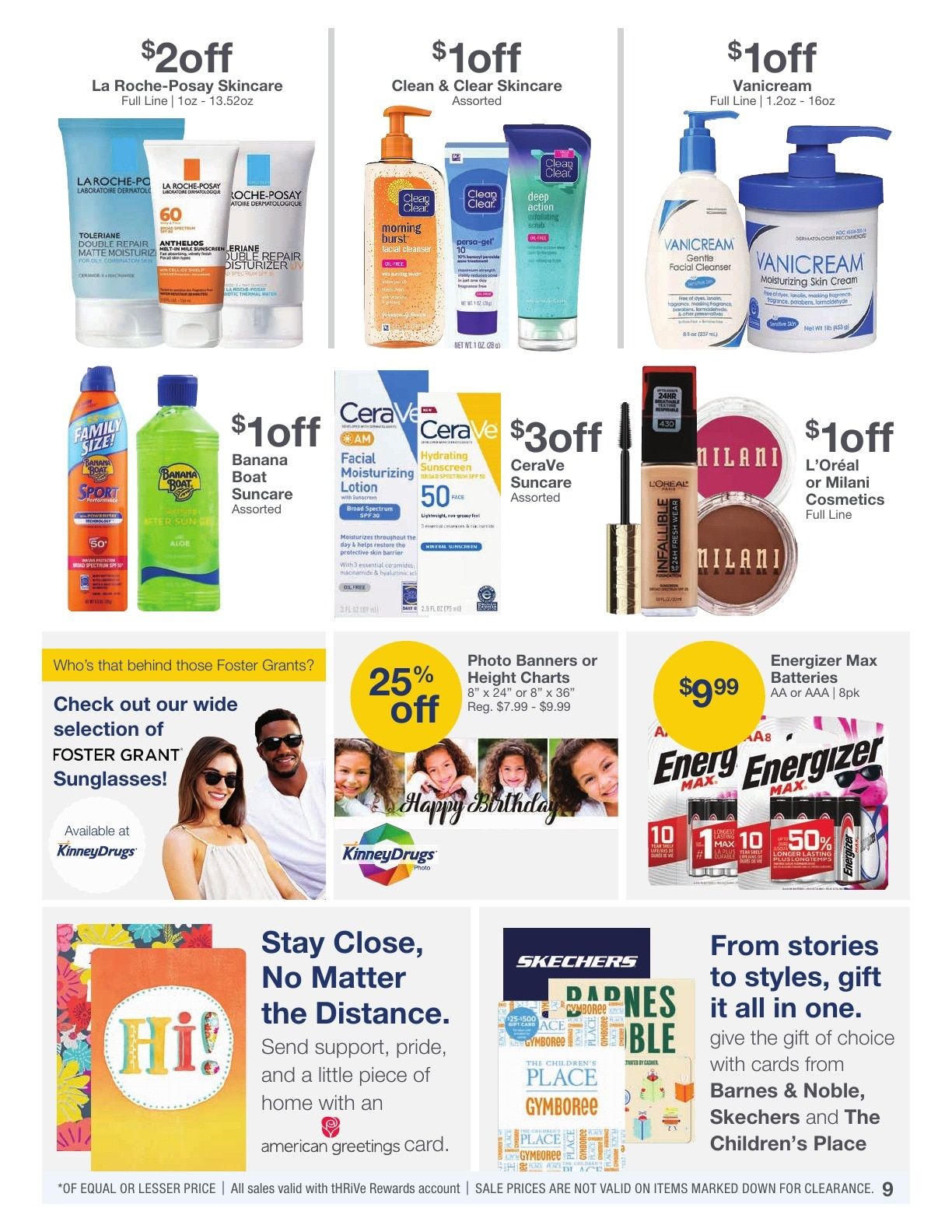 Kinney Drugs Weekly Ad August 9 - 15, 2026
