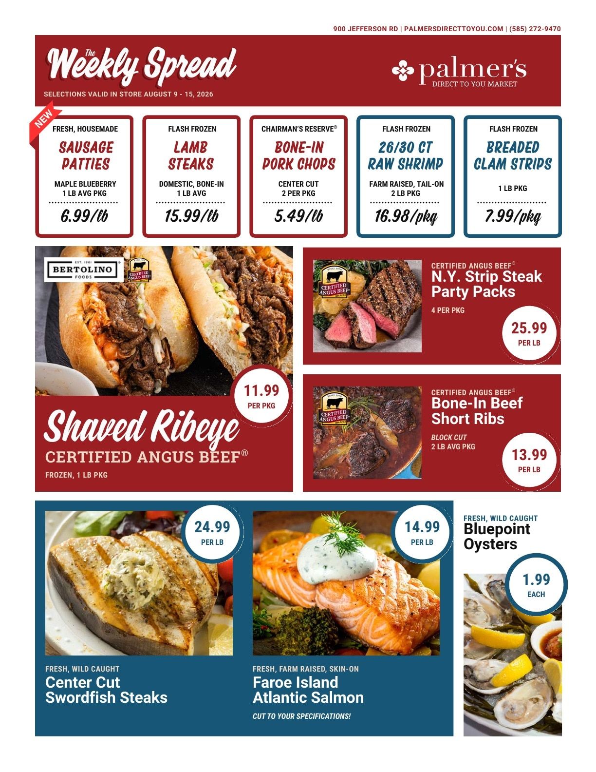 Palmer's Direct To You Market Weekly Ad August 9 - 15, 2026