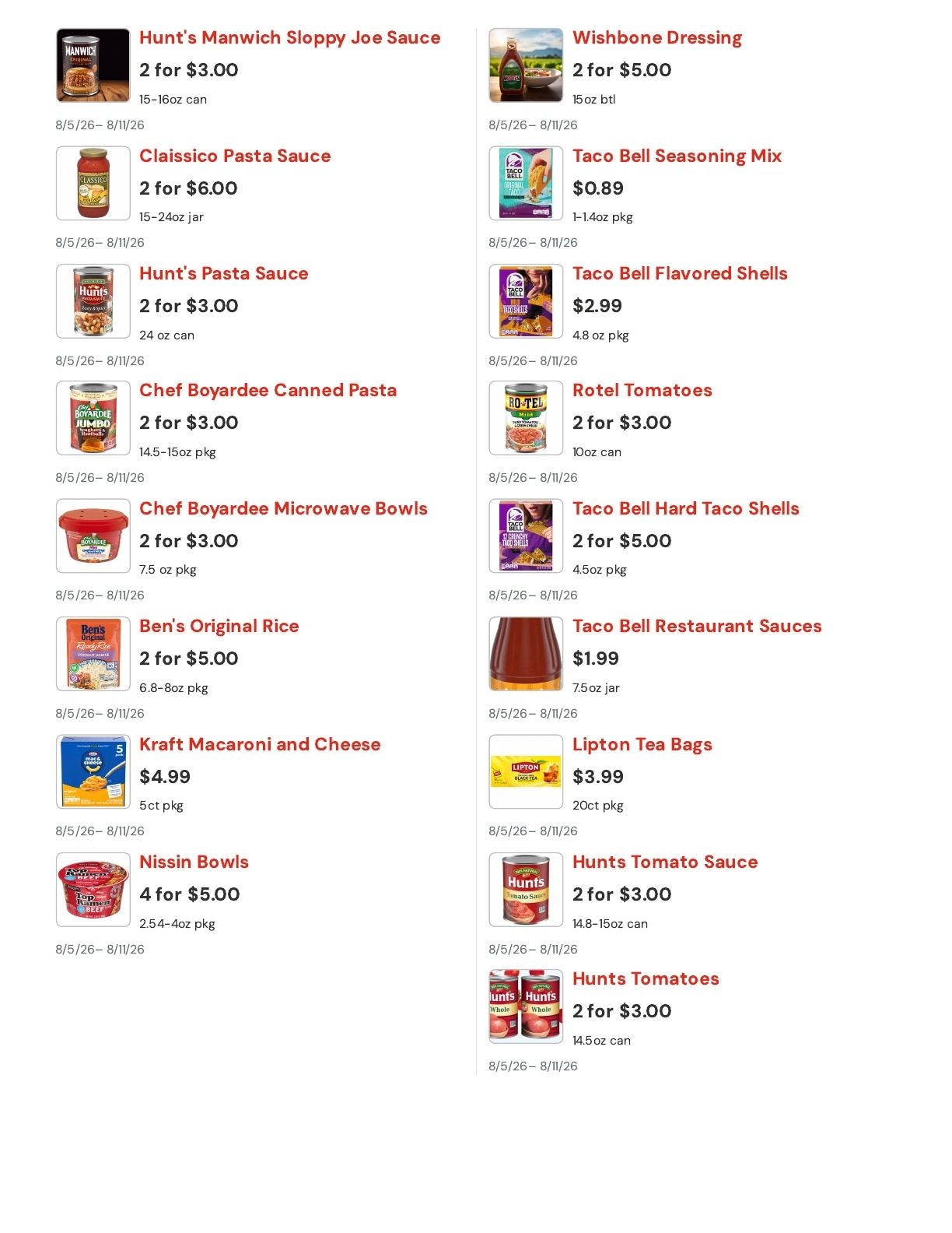 McKim's IGA Weekly Ad August 5 - 11, 2026
