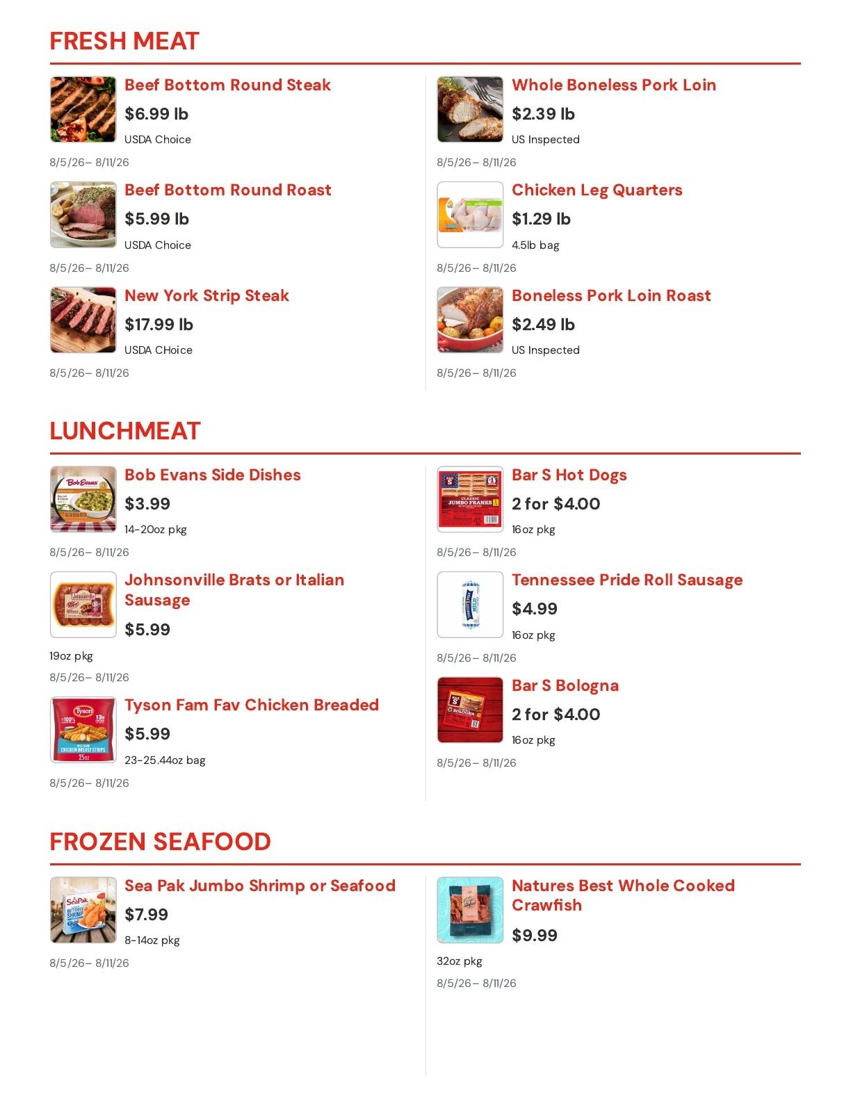 McKim's IGA Weekly Ad August 5 - 11, 2026