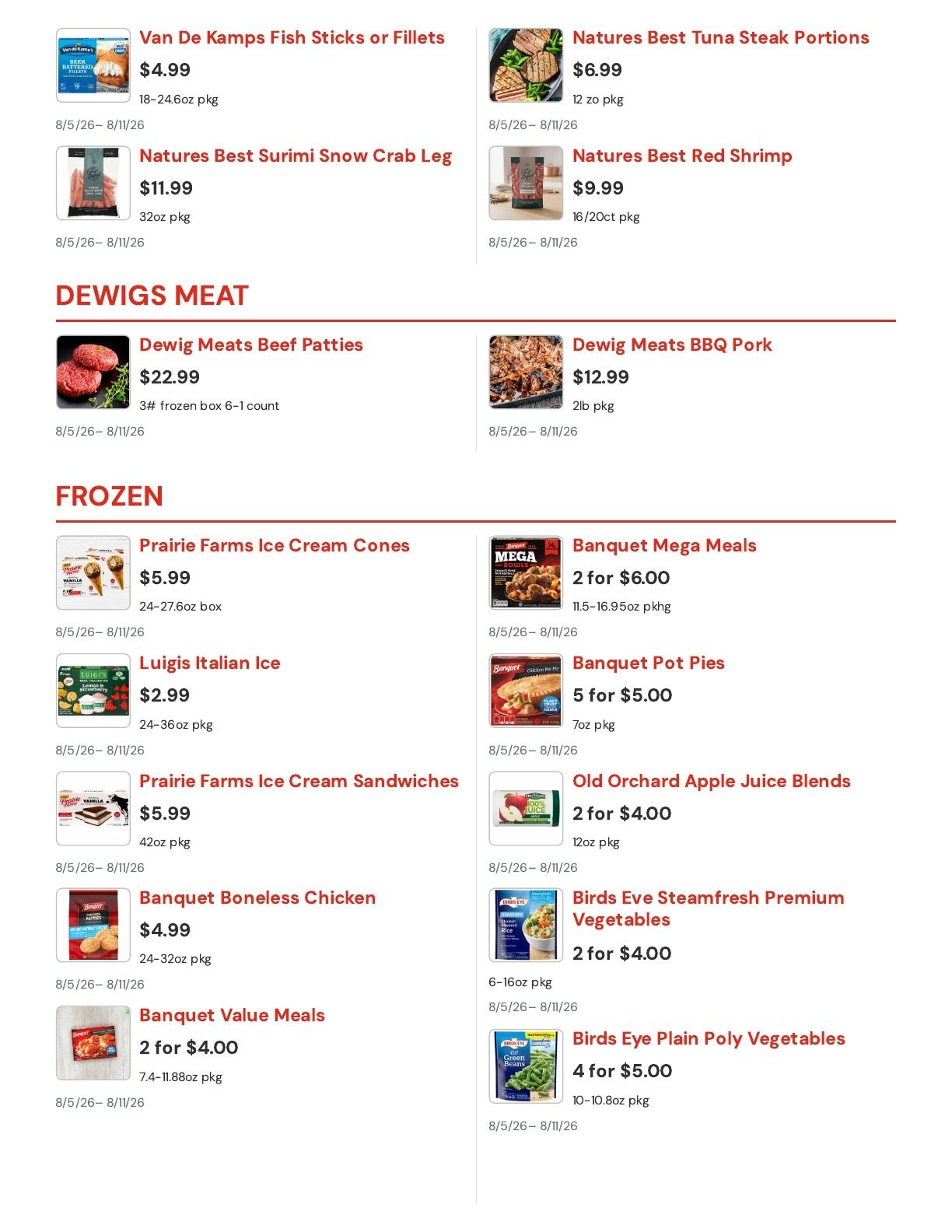 McKim's IGA Weekly Ad August 5 - 11, 2026