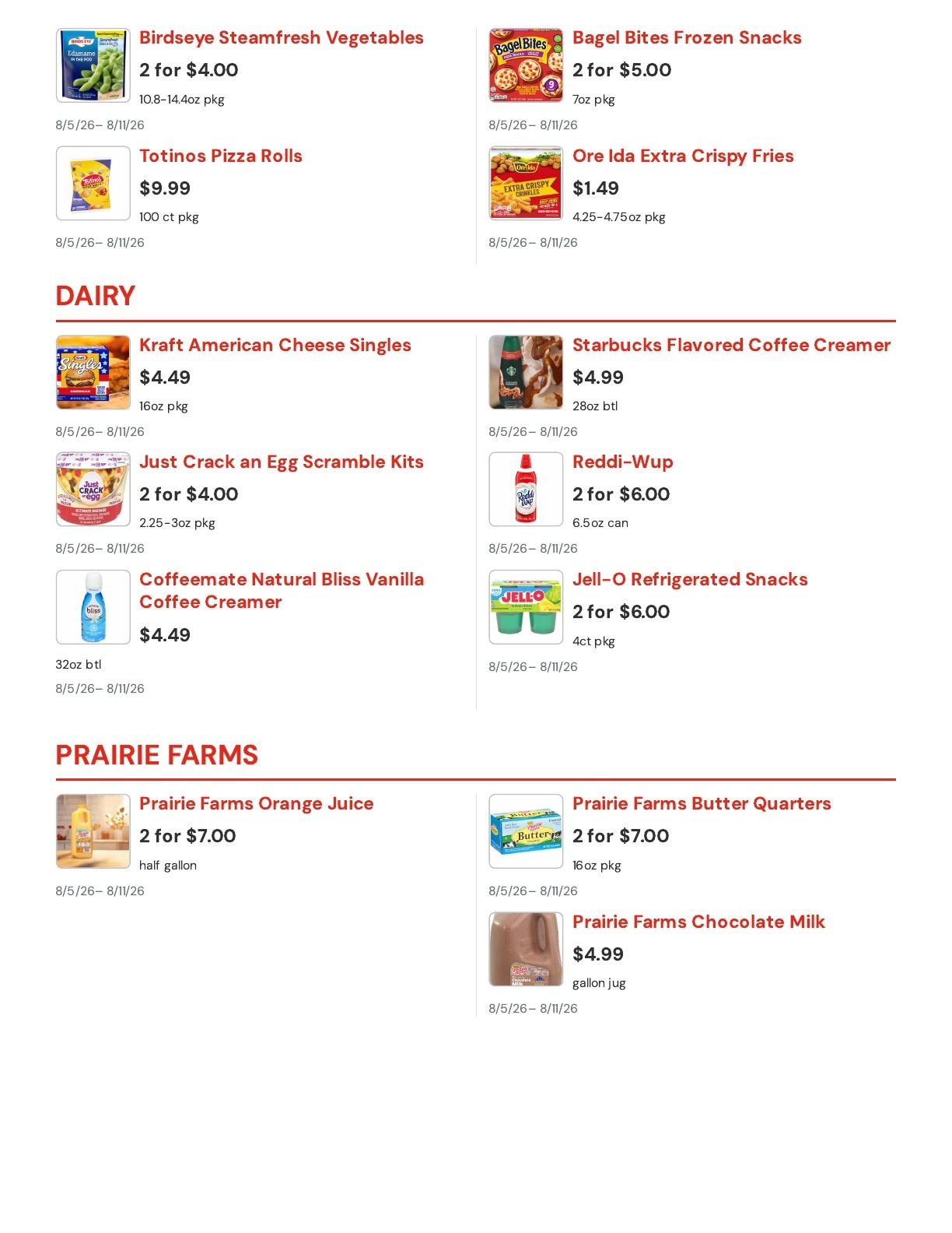 McKim's IGA Weekly Ad August 5 - 11, 2026