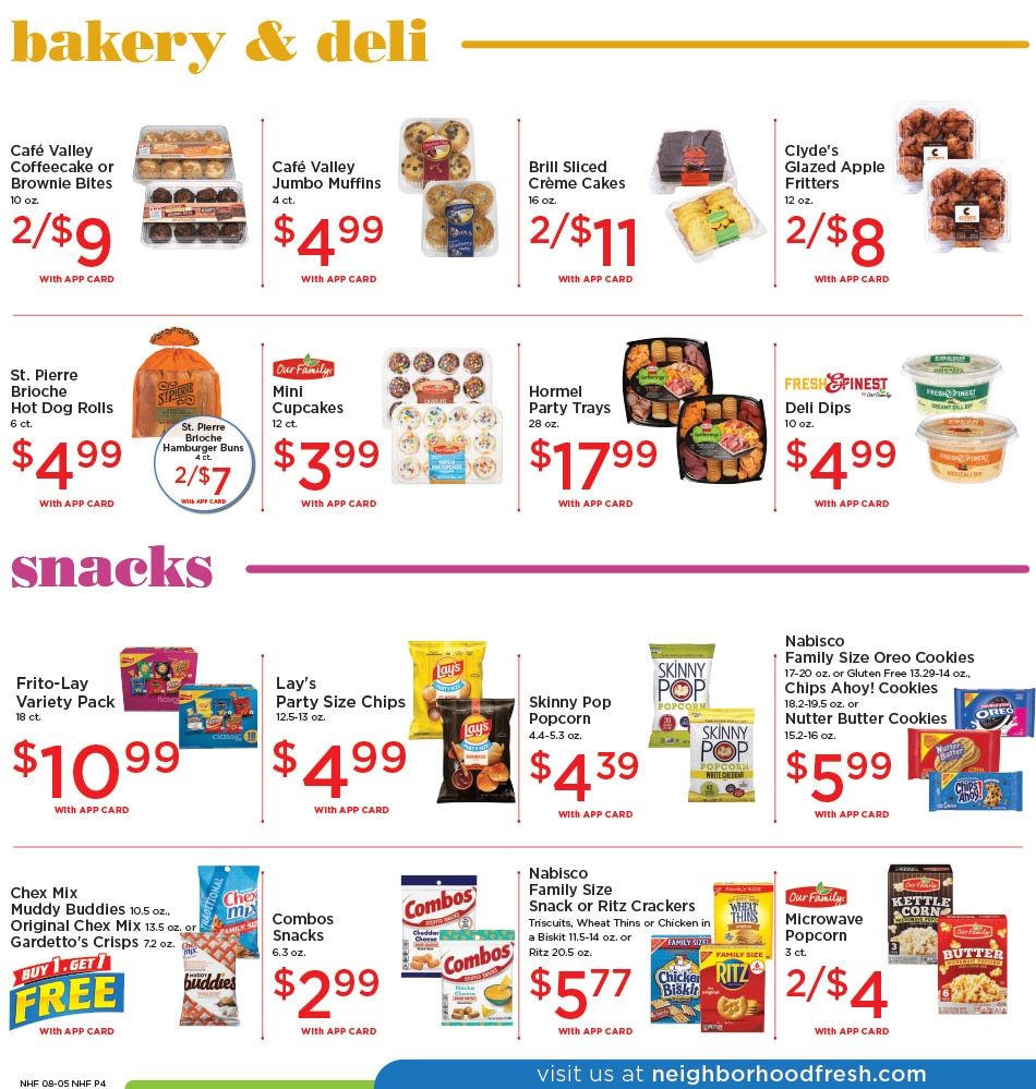 Neighborhood Fresh Weekly Ad August 5 - 11, 2026
