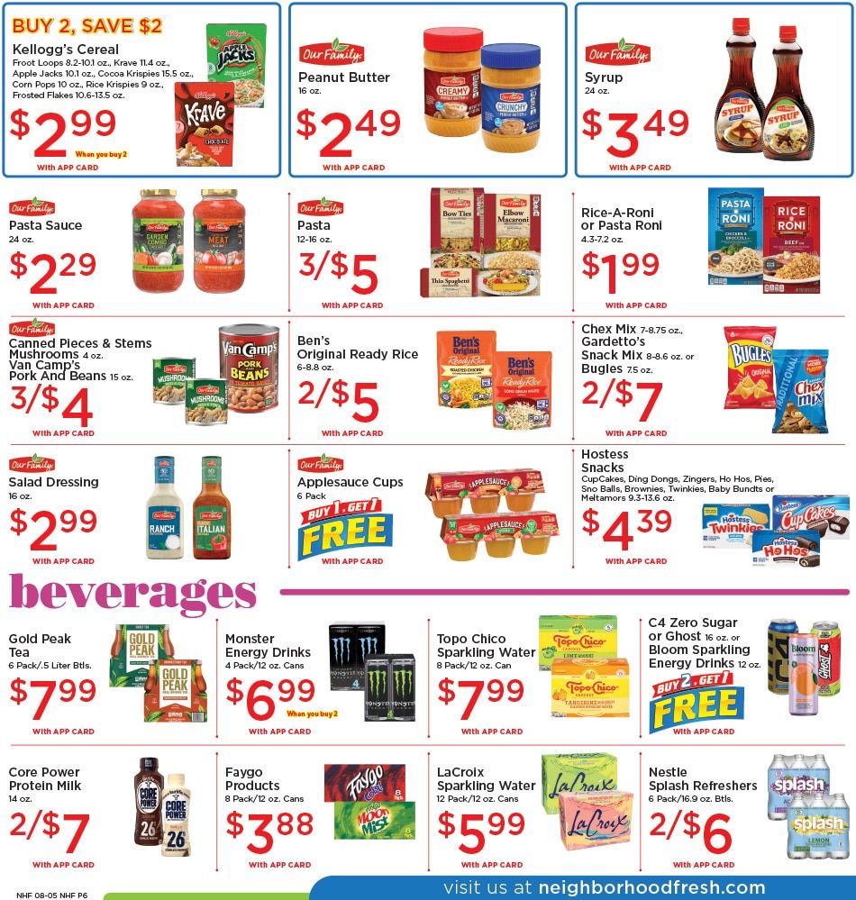 Neighborhood Fresh Weekly Ad August 5 - 11, 2026