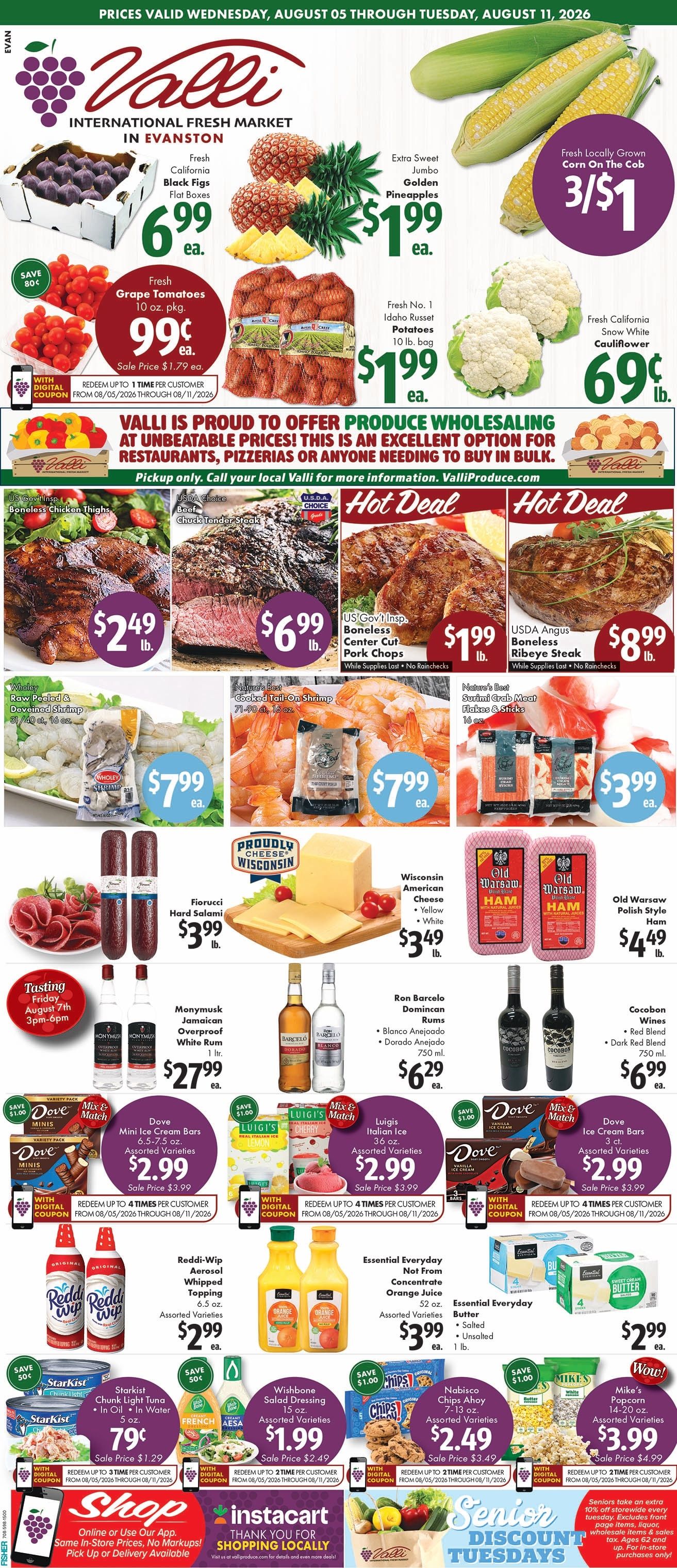 Valli Produce (Evanston, IL) Weekly Ad August 5 - 11, 2026