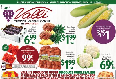Valli Produce (Evanston, IL) Weekly Ad August 5 - 11, 2026