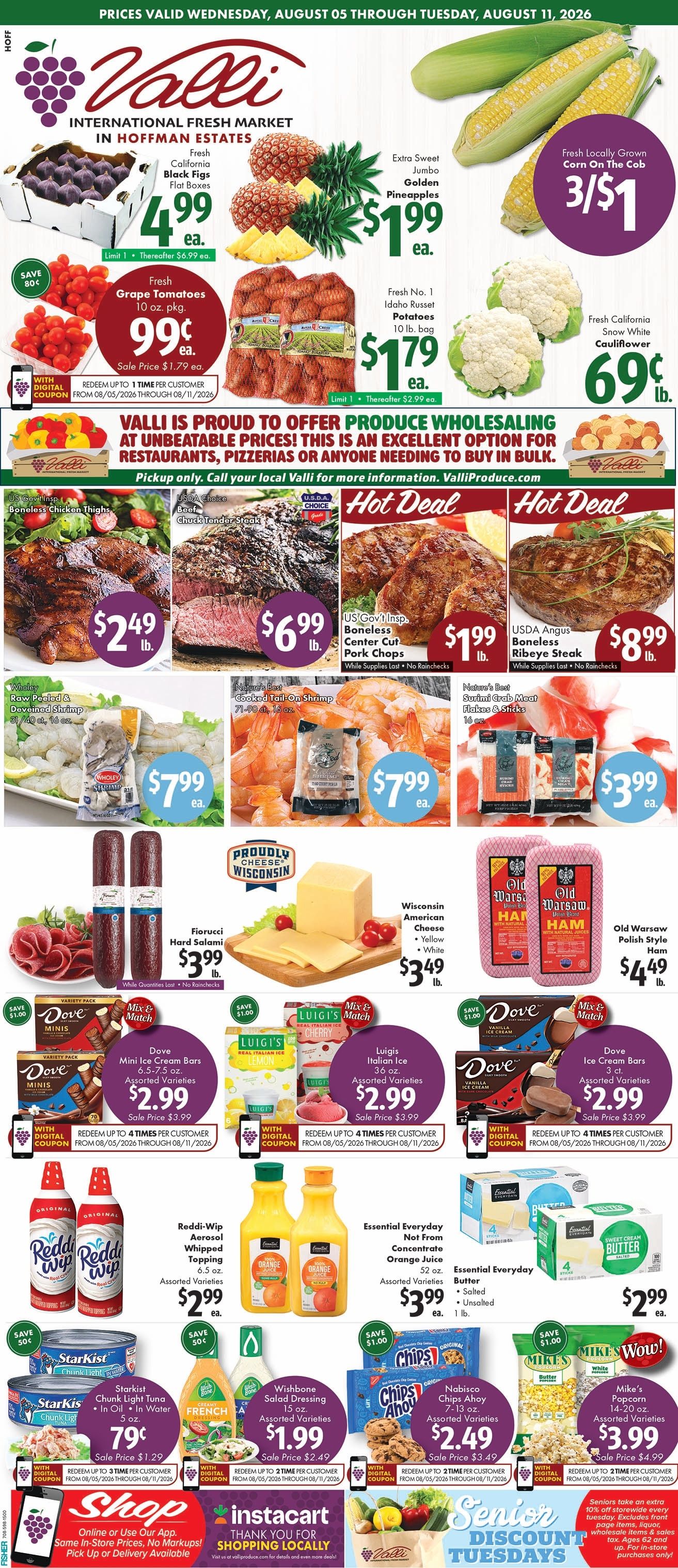 Valli Produce (Hoffman Estates, IL) Weekly Ad August 5 - 11, 2026