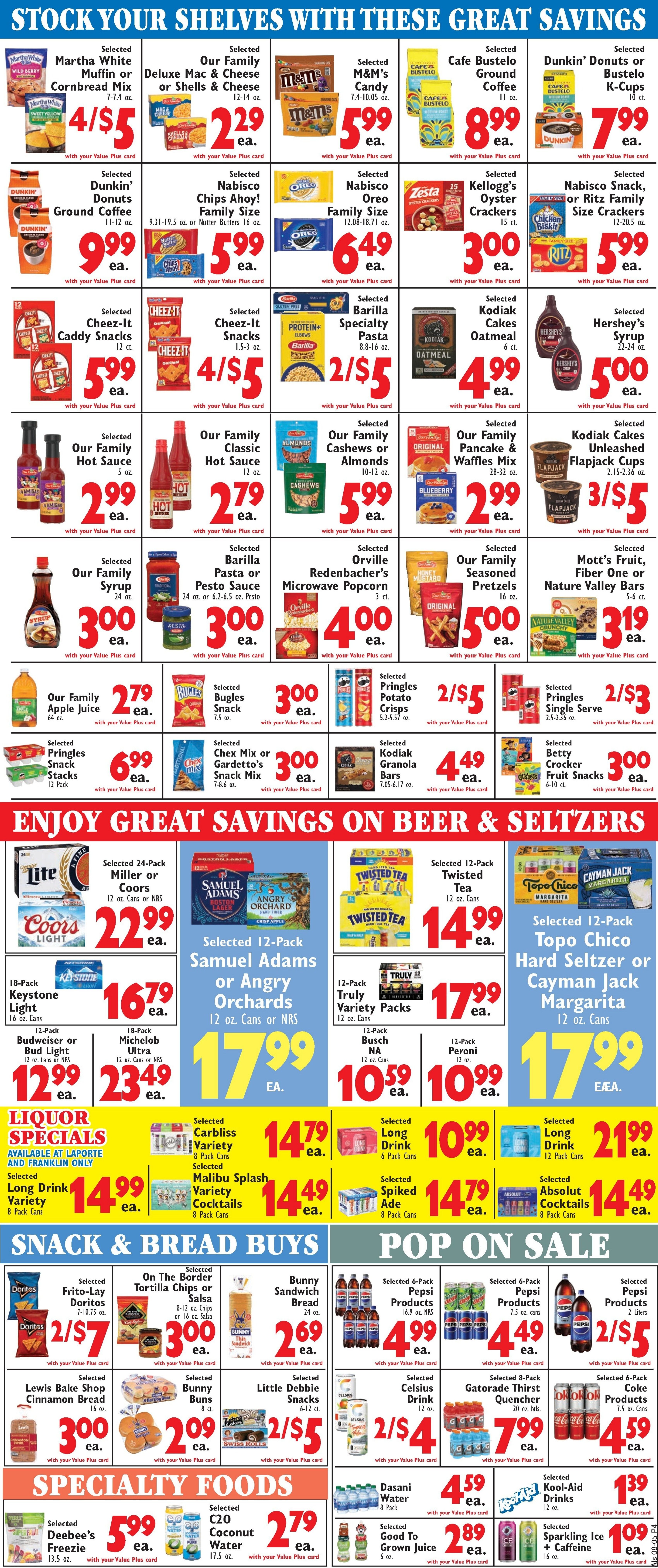 Al's Supermarket (Indiana) Weekly Ad August 5 - 11, 2026