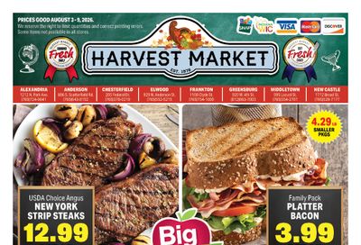 Harvest Supermarkets Weekly Ad August 5 - 11, 2026