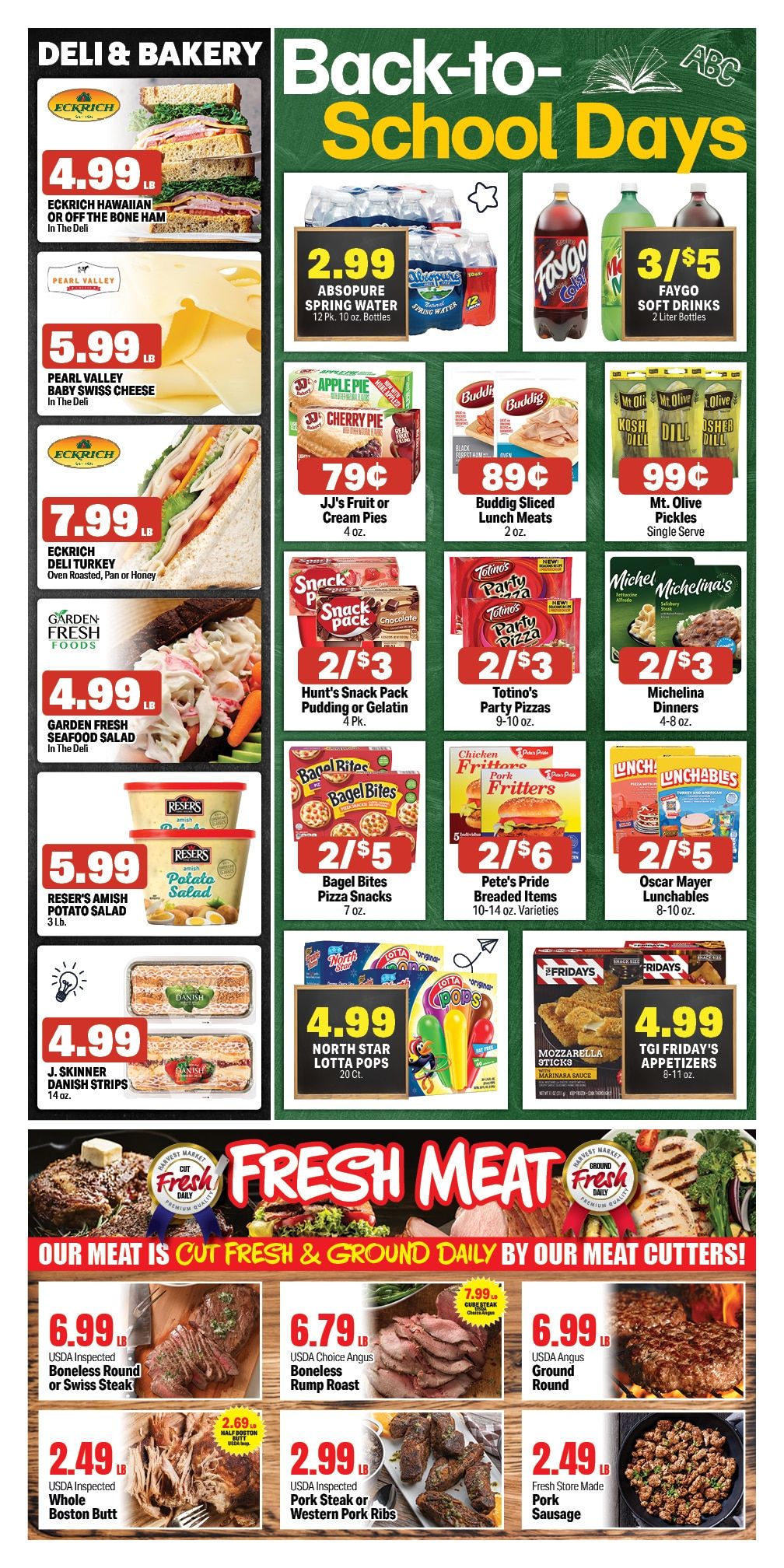 Harvest Supermarkets Weekly Ad August 5 - 11, 2026