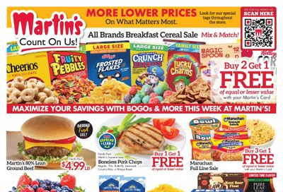 Martin's Super Markets (Elkhart and other locations, IN) Weekly Ad August 9 - 15, 2026