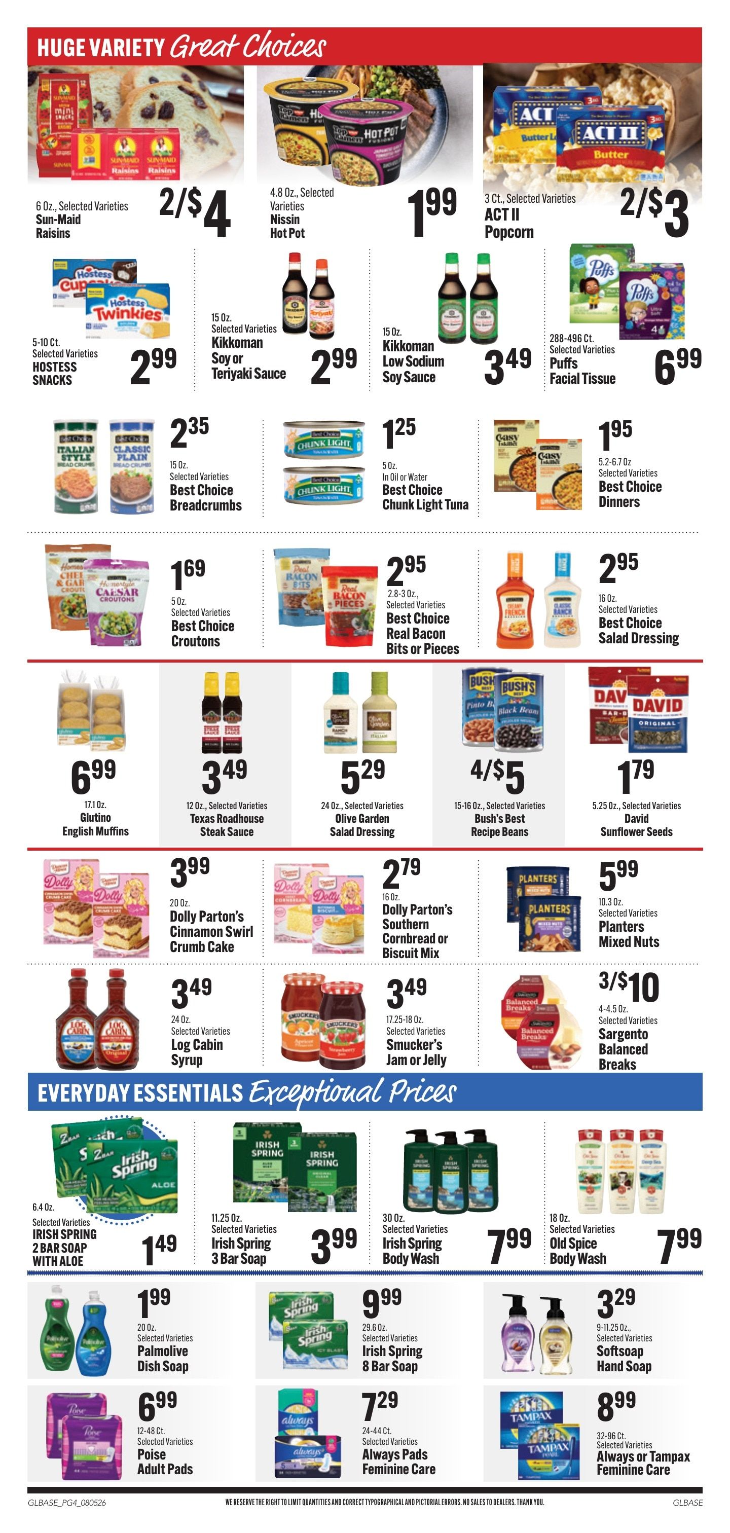 Bender's Foods (Bellevue, IA) Weekly Ad August 5 - 11, 2026