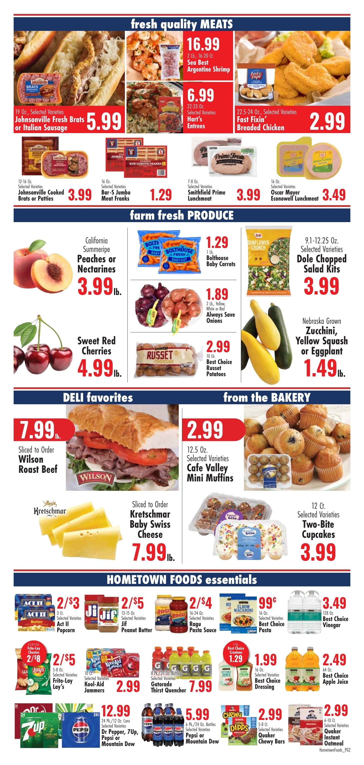 Hometown Foods Weekly Ad August 5 - 11, 2026