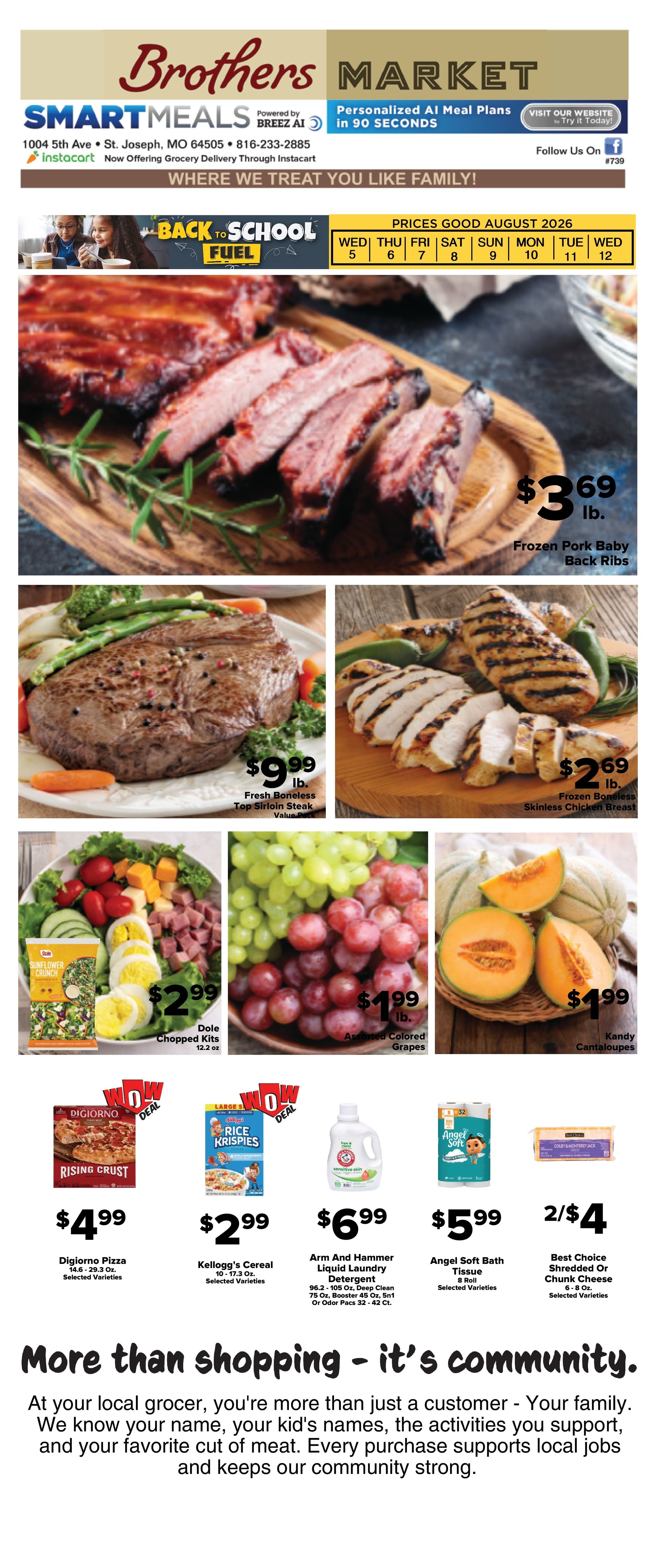 Brothers Market (St. Joseph, MO) Weekly Ad August 5 - 12, 2026
