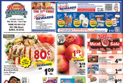 Randy's Neighborhood Market (DeWitt, IA) Weekly Ad August 5 - 11, 2026
