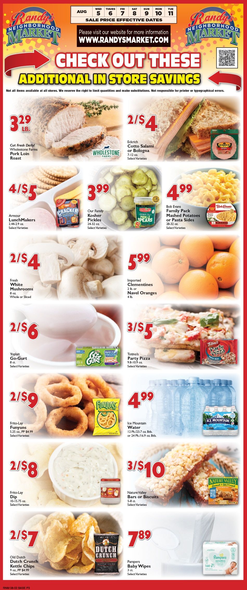 Randy's Neighborhood Market (DeWitt, IA) Weekly Ad August 5 - 11, 2026
