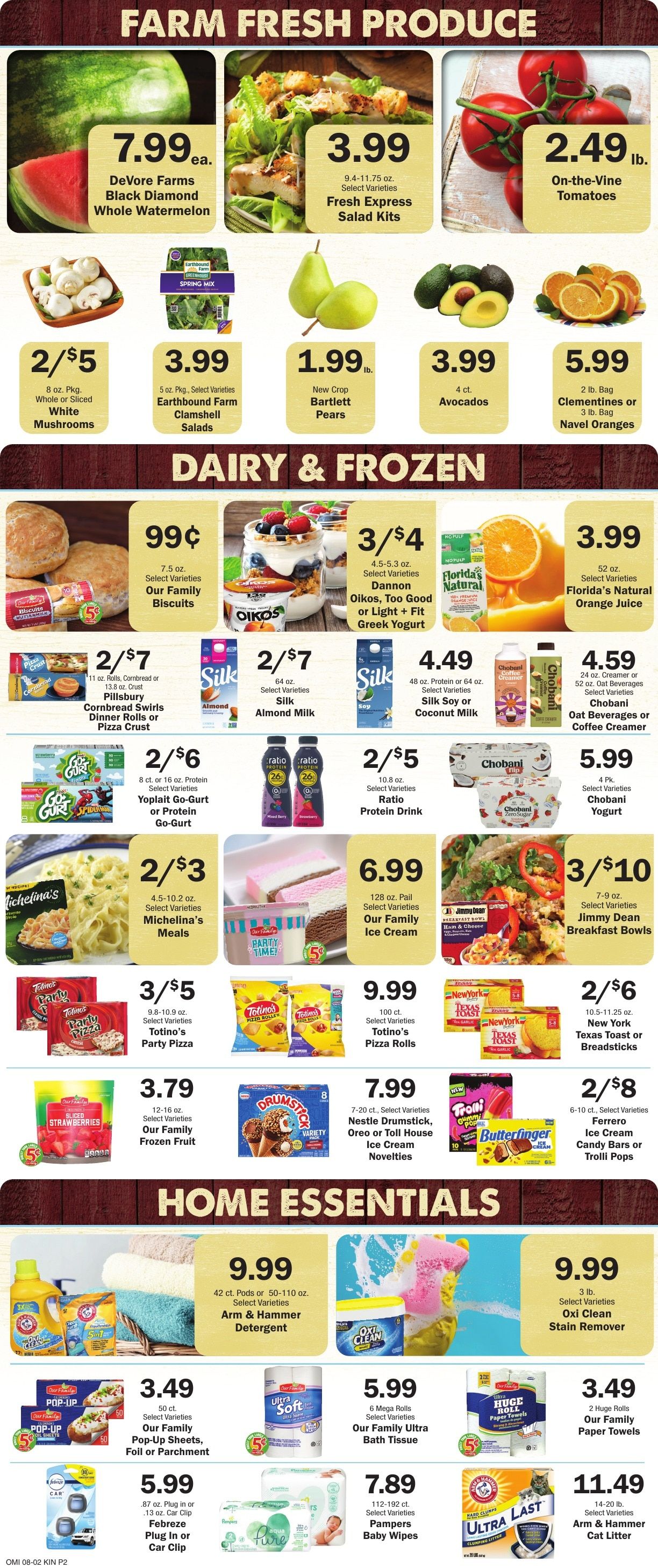 Kinsley Food Pride Weekly Ad August 5 - 11, 2026