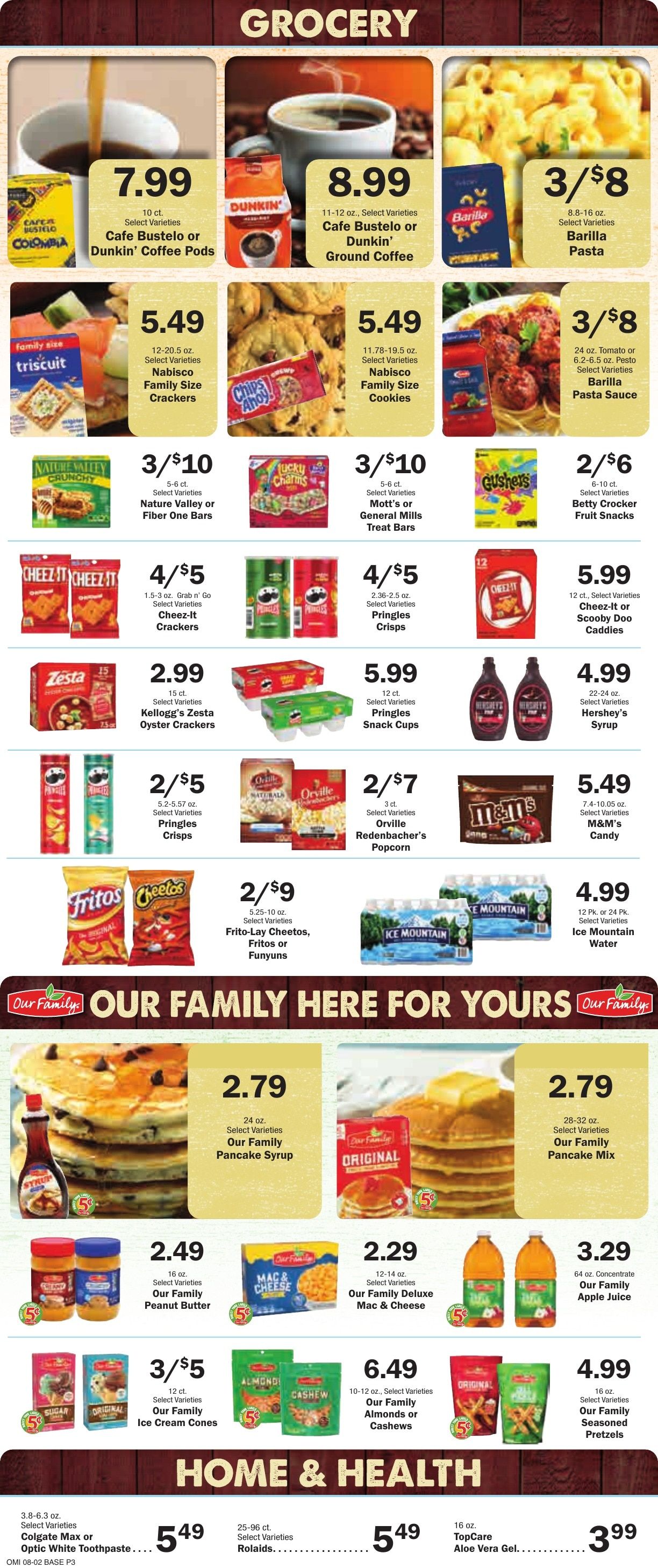 Kinsley Food Pride Weekly Ad August 5 - 11, 2026
