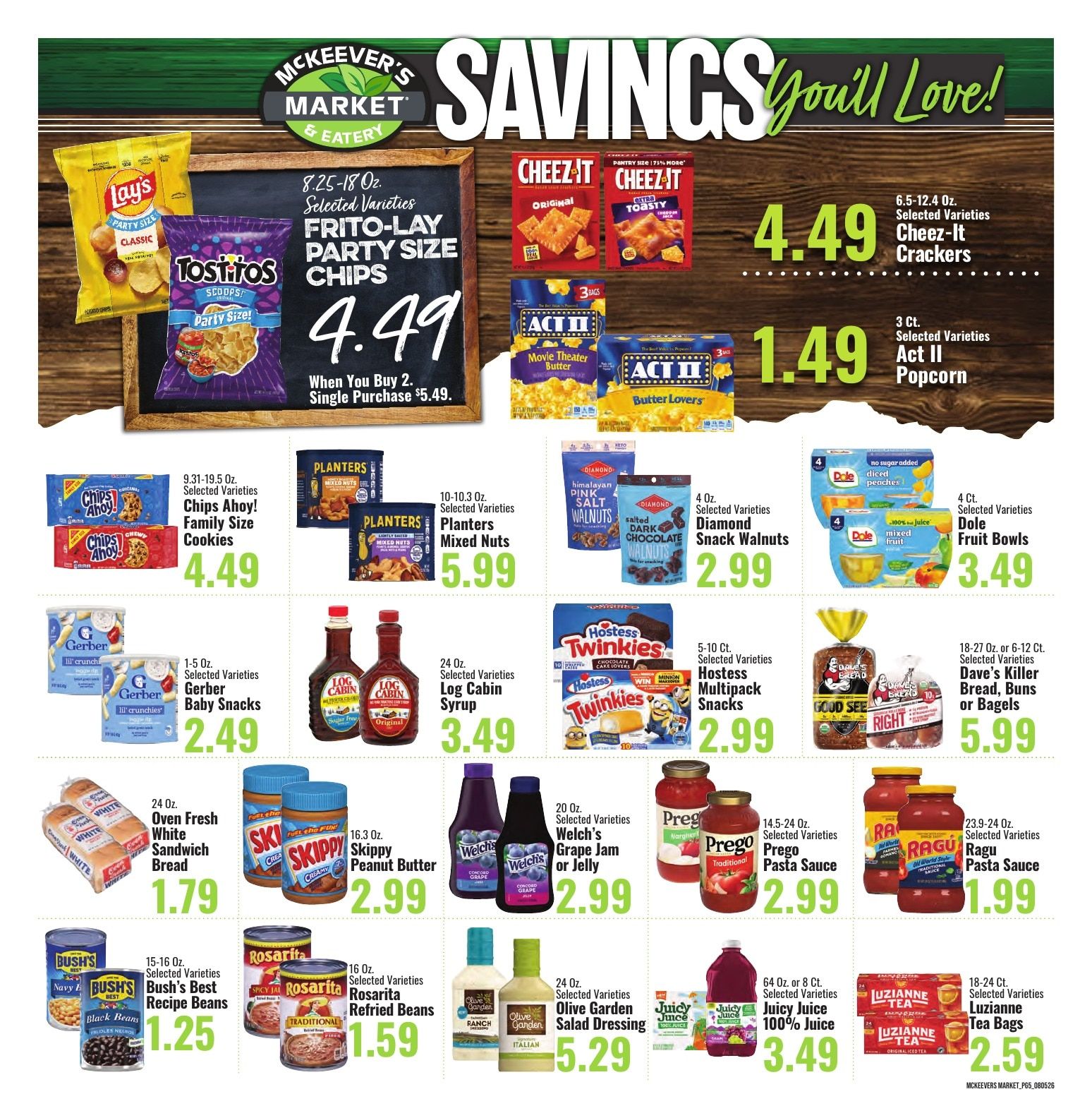 McKeever's Market & Eatery Weekly Ad August 5 - 11, 2026