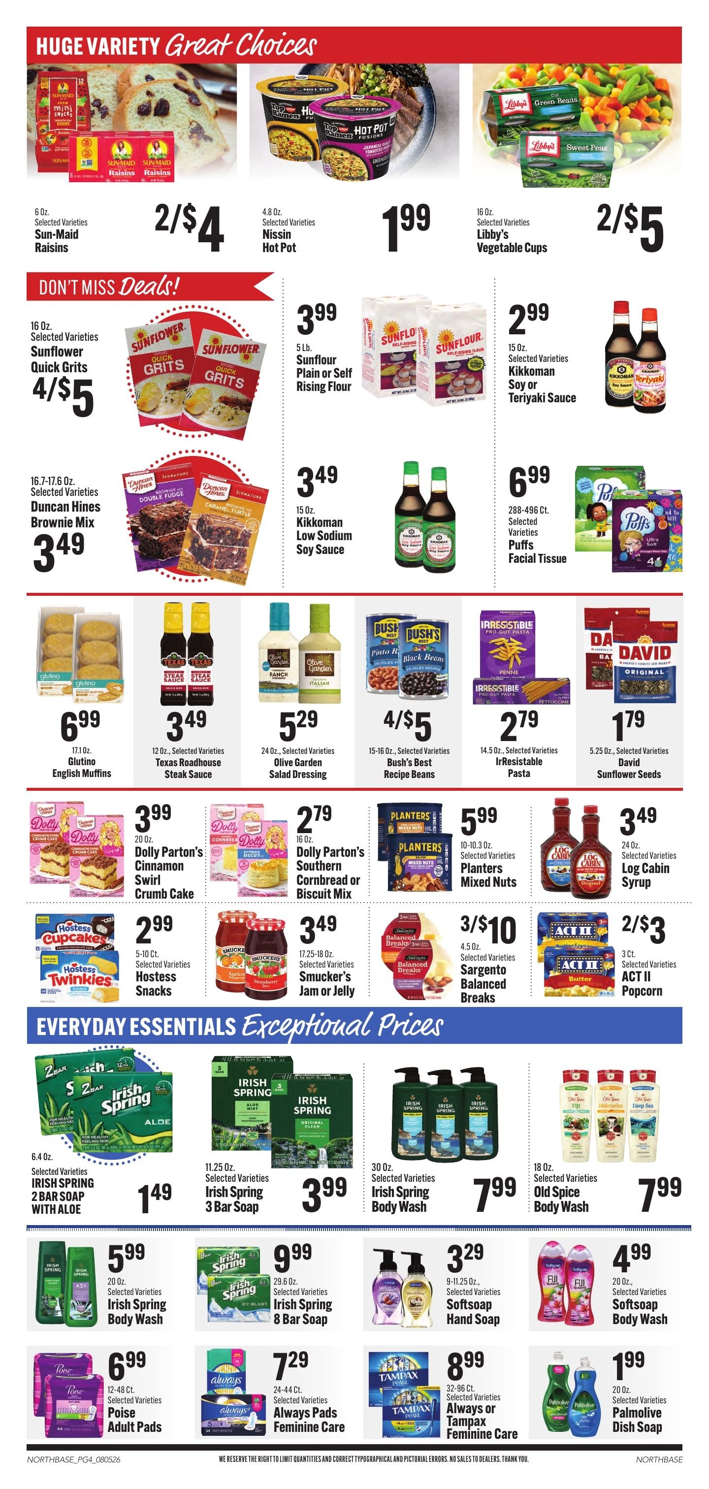 Collins Country Market Weekly Ad August 5 - 11, 2026