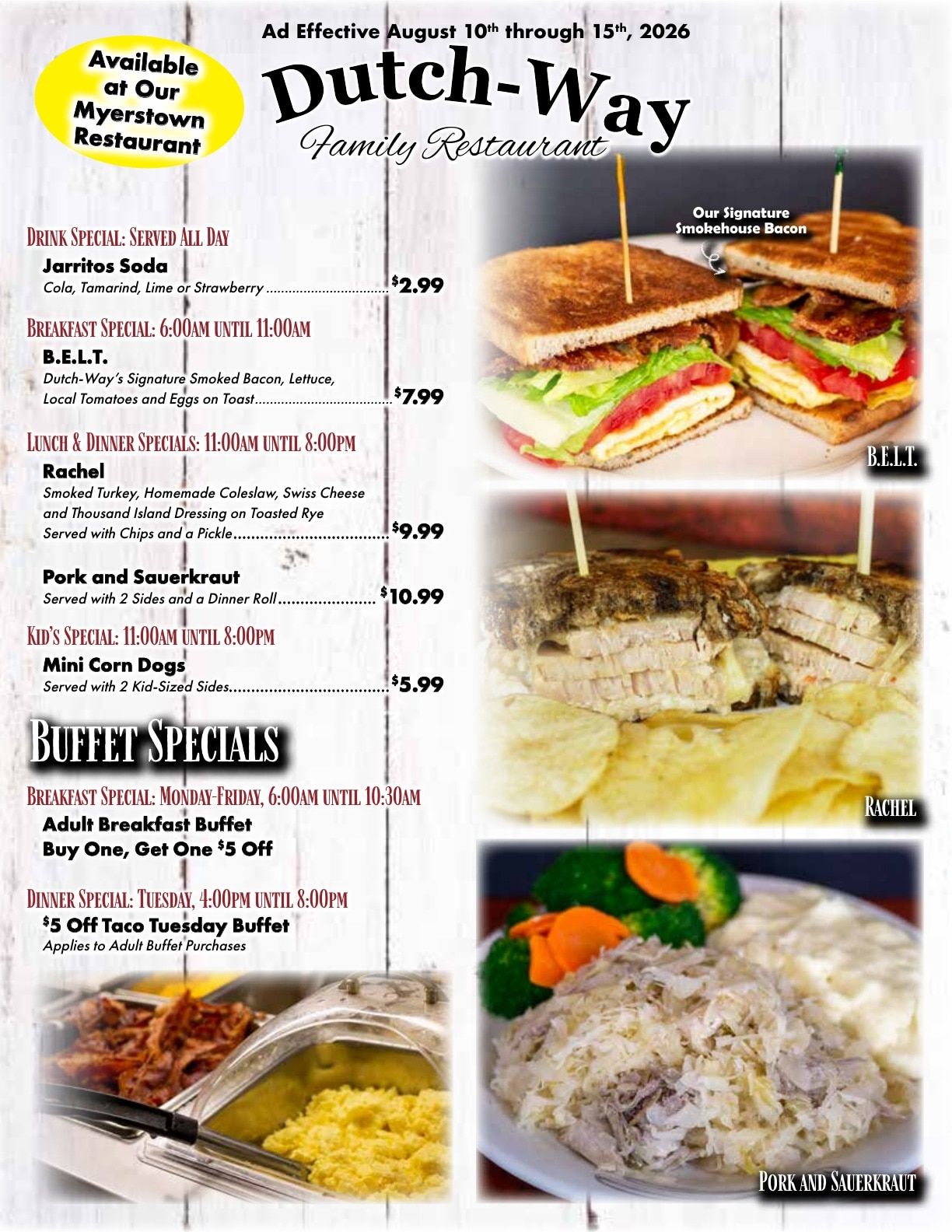 Dutch-Way Farm Market Weekly Ad August 10 - 17, 2026