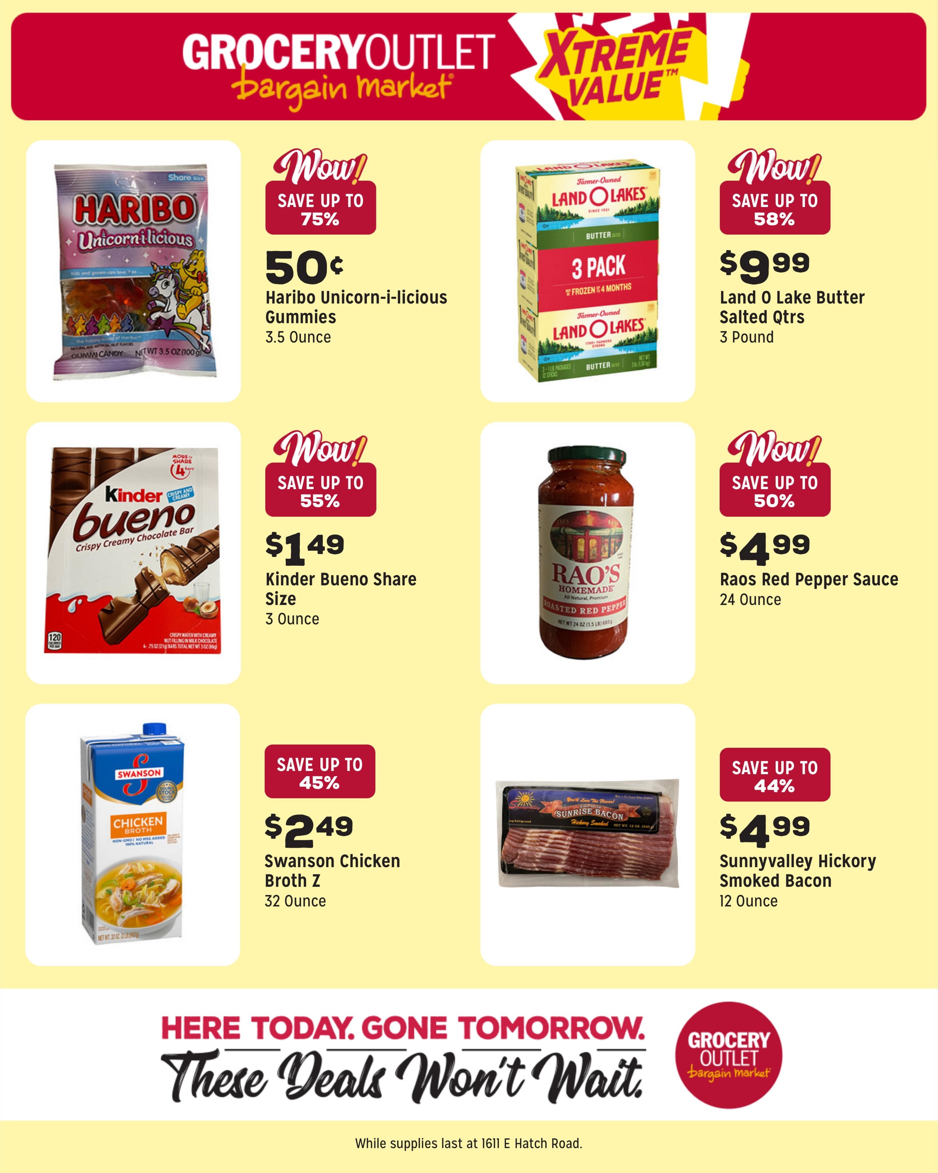 Grocery Outlet (Ceres Area, CA) Weekly Ad August 5 - 11, 2026