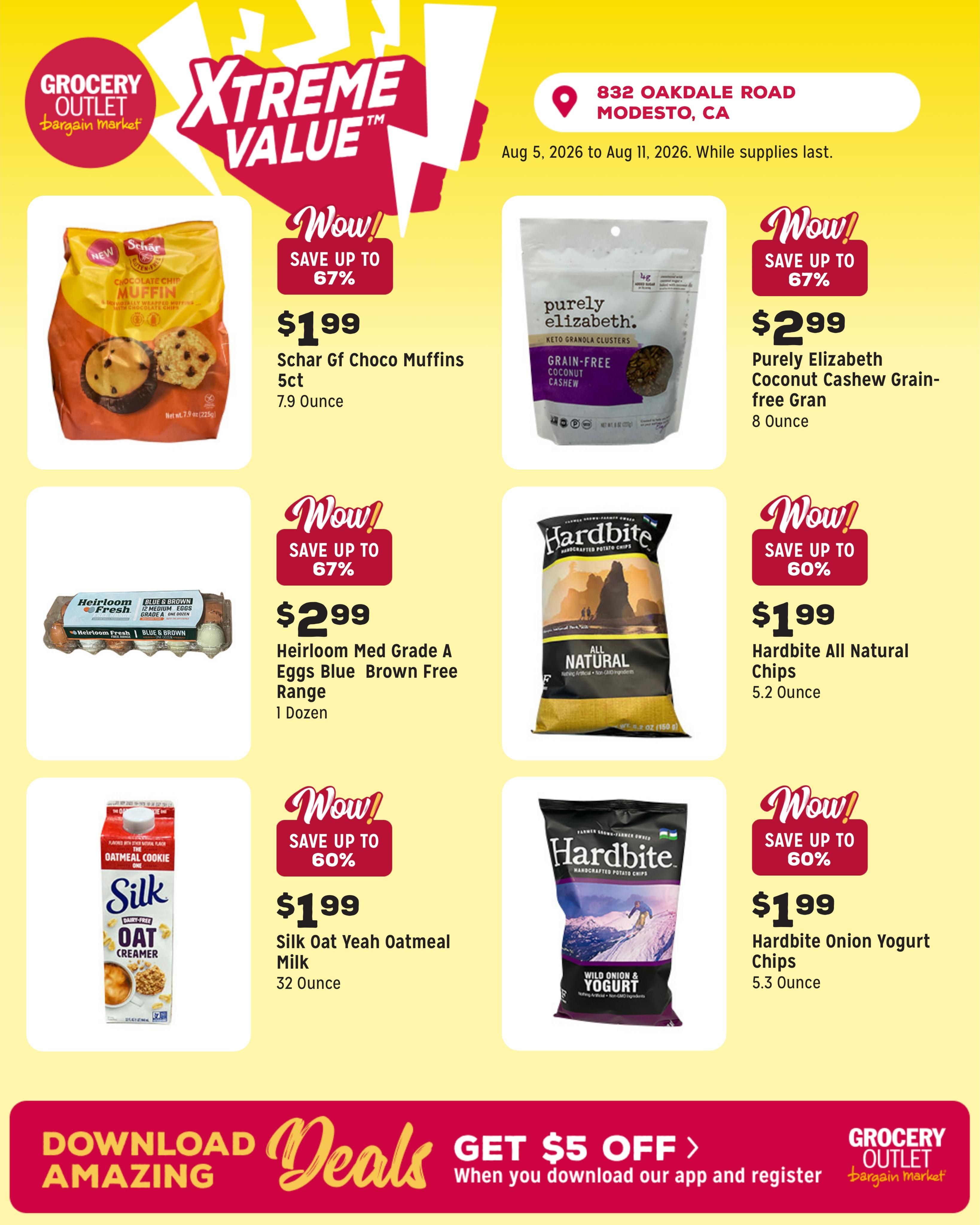 Grocery Outlet (Empire Area, CA) Weekly Ad August 5 - 11, 2026