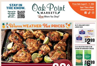 Oak Point Fresh Market Weekly Ad August 5 - 11, 2026