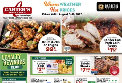 Carter's Supermarket Weekly Ad August 3 - 9, 2026