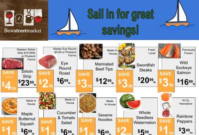 Bow Street Market Weekly Ad August 9 - 15, 2026