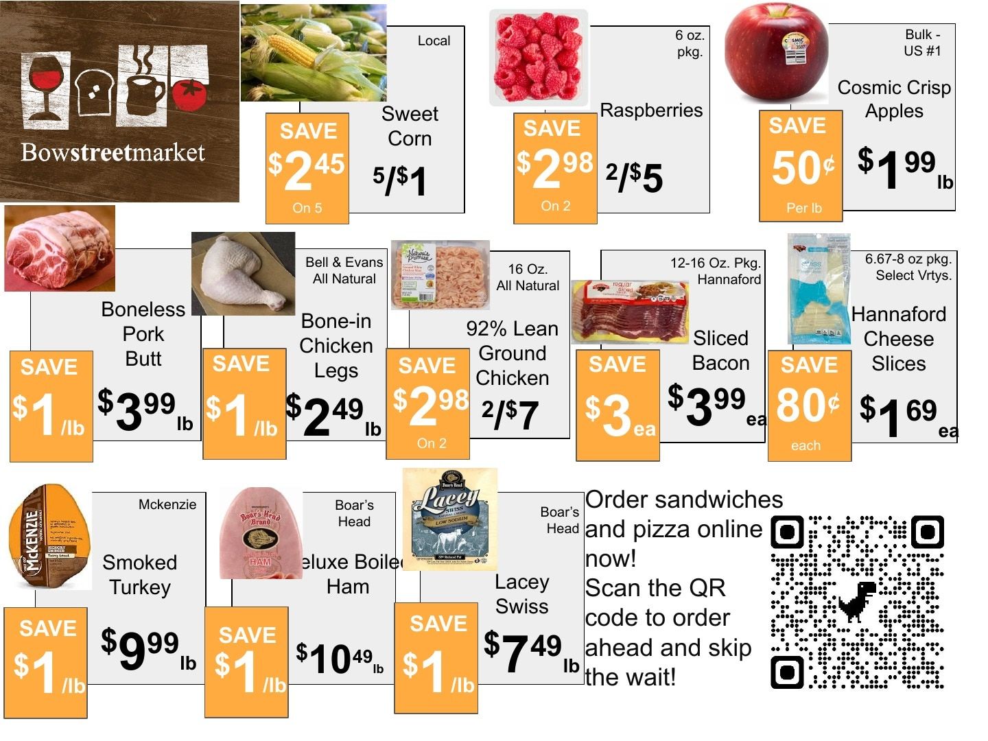 Bow Street Market Weekly Ad August 9 - 15, 2026