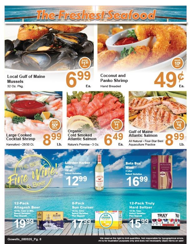 Gowell's Shop 'n Save Weekly Ad August 9 - 15, 2026
