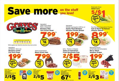 Graves' Shop 'n Save Weekly Ad August 9 - 15, 2026