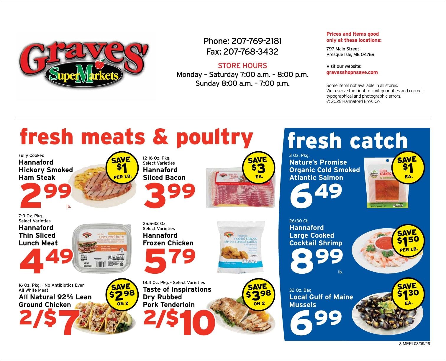 Graves' Shop 'n Save Weekly Ad August 9 - 15, 2026