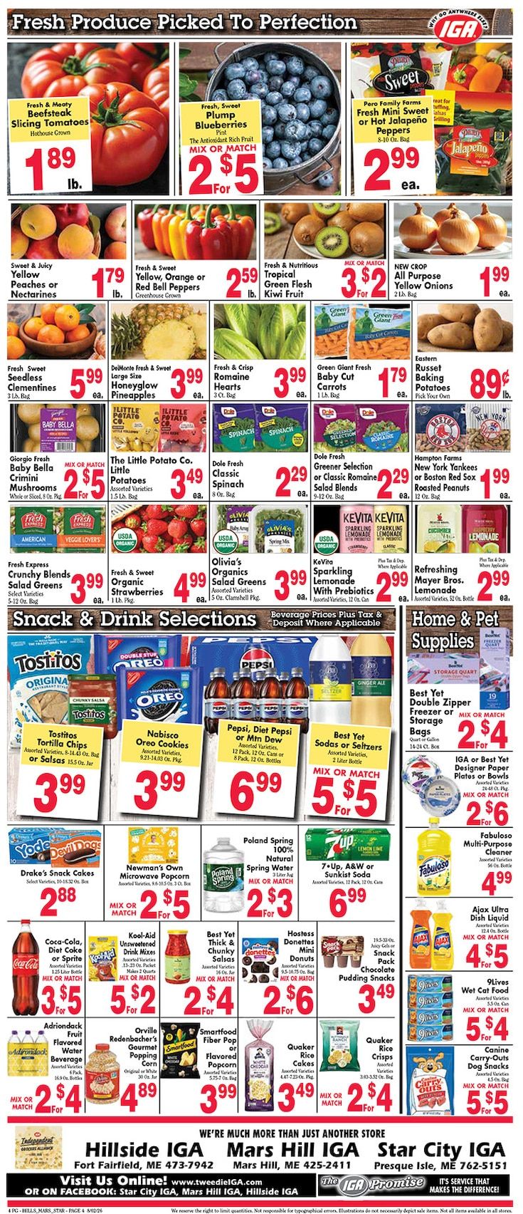 Tweedie IGA Weekly Ad August 3 - 9, 2026