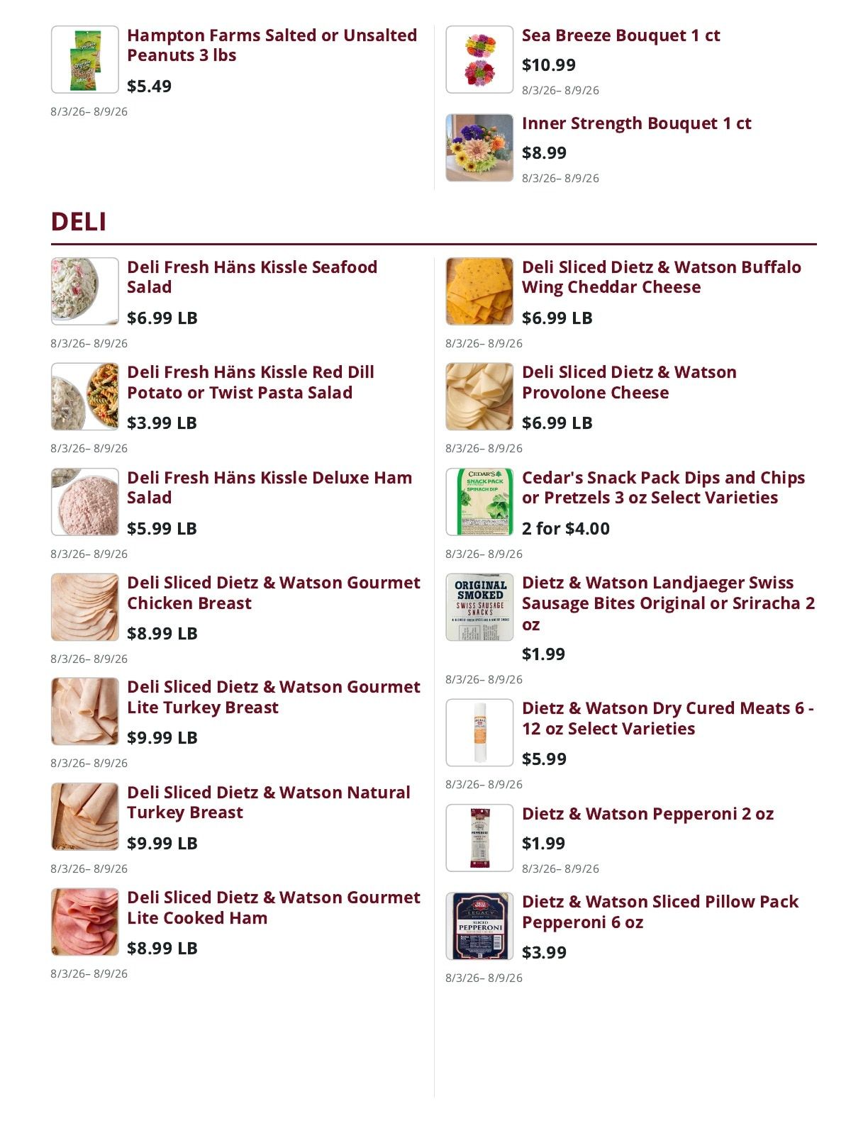 Mountain Country Grocery Weekly Ad August 3 - 9, 2026