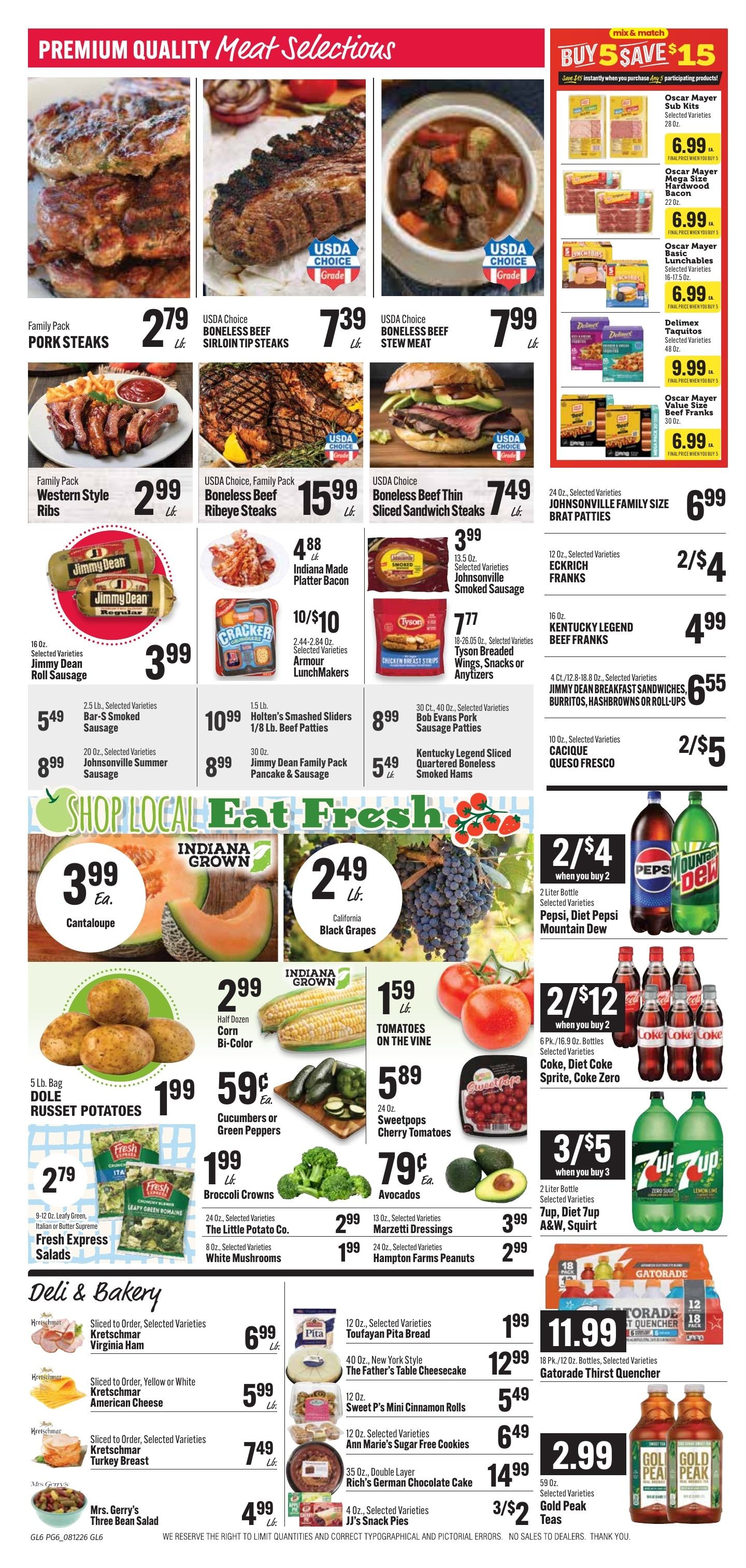 Remington IGA Weekly Ad August 10 - 16, 2026
