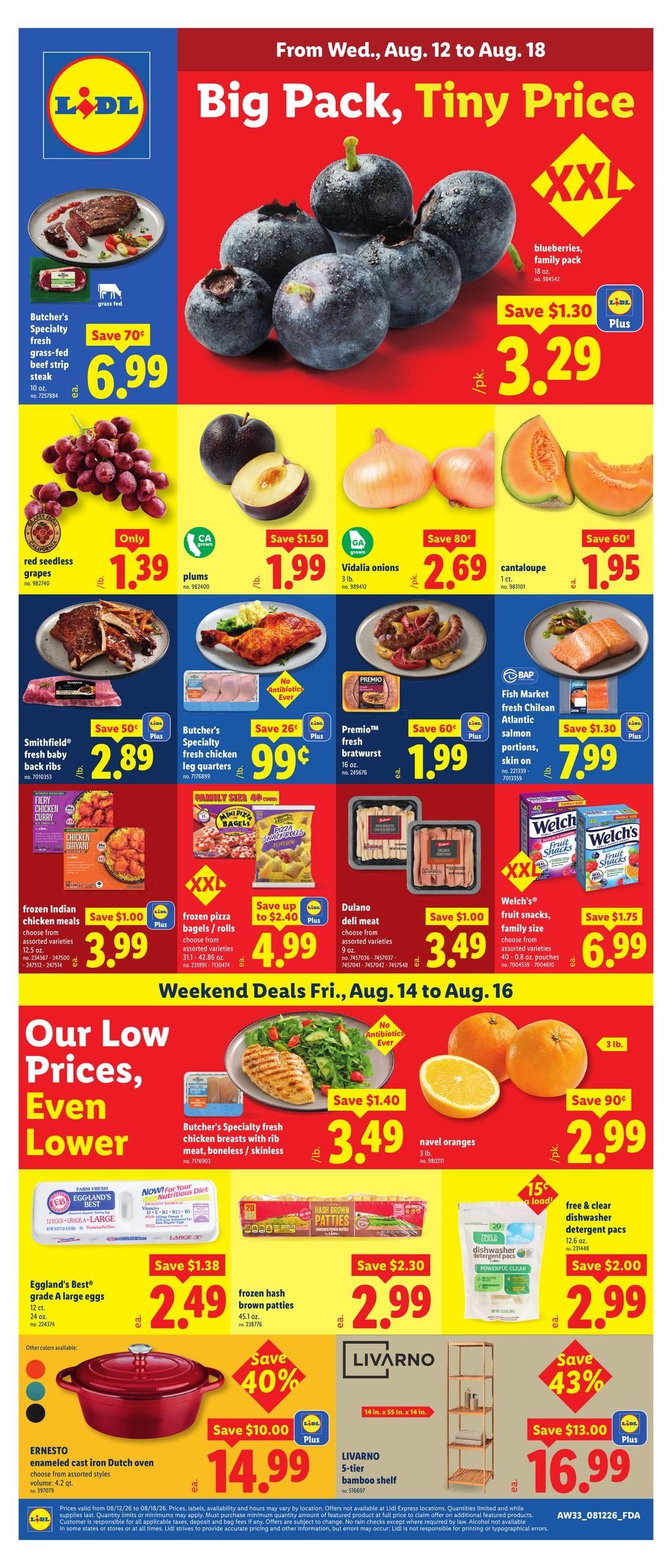 Lidl Weekly Ad August 12 - 18, 2026