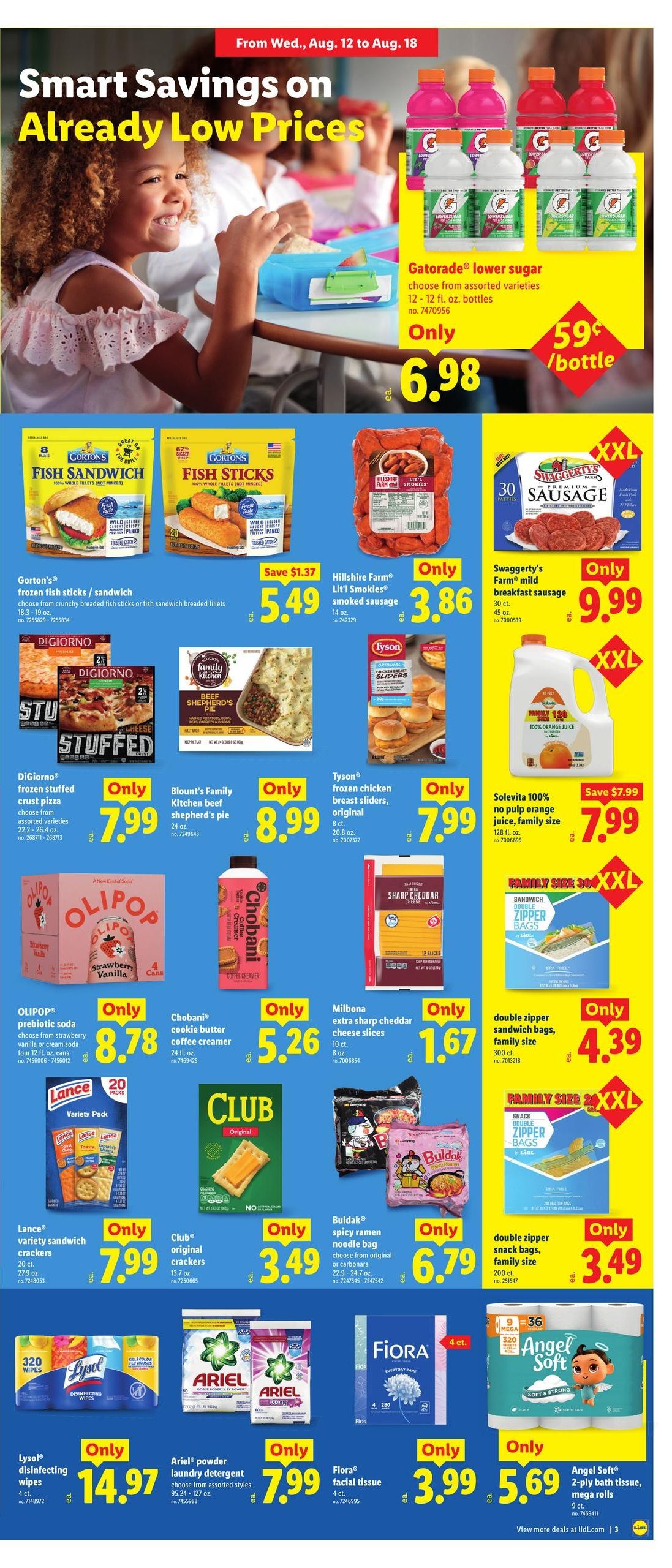 Lidl Weekly Ad August 12 - 18, 2026