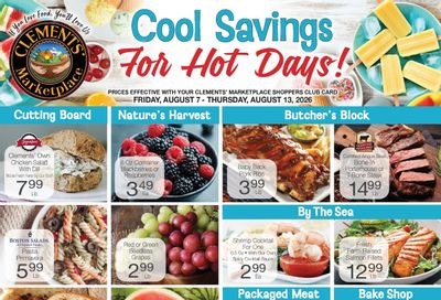 Clements' Marketplace (Rhode Island) Weekly Ad August 7 - 13, 2026