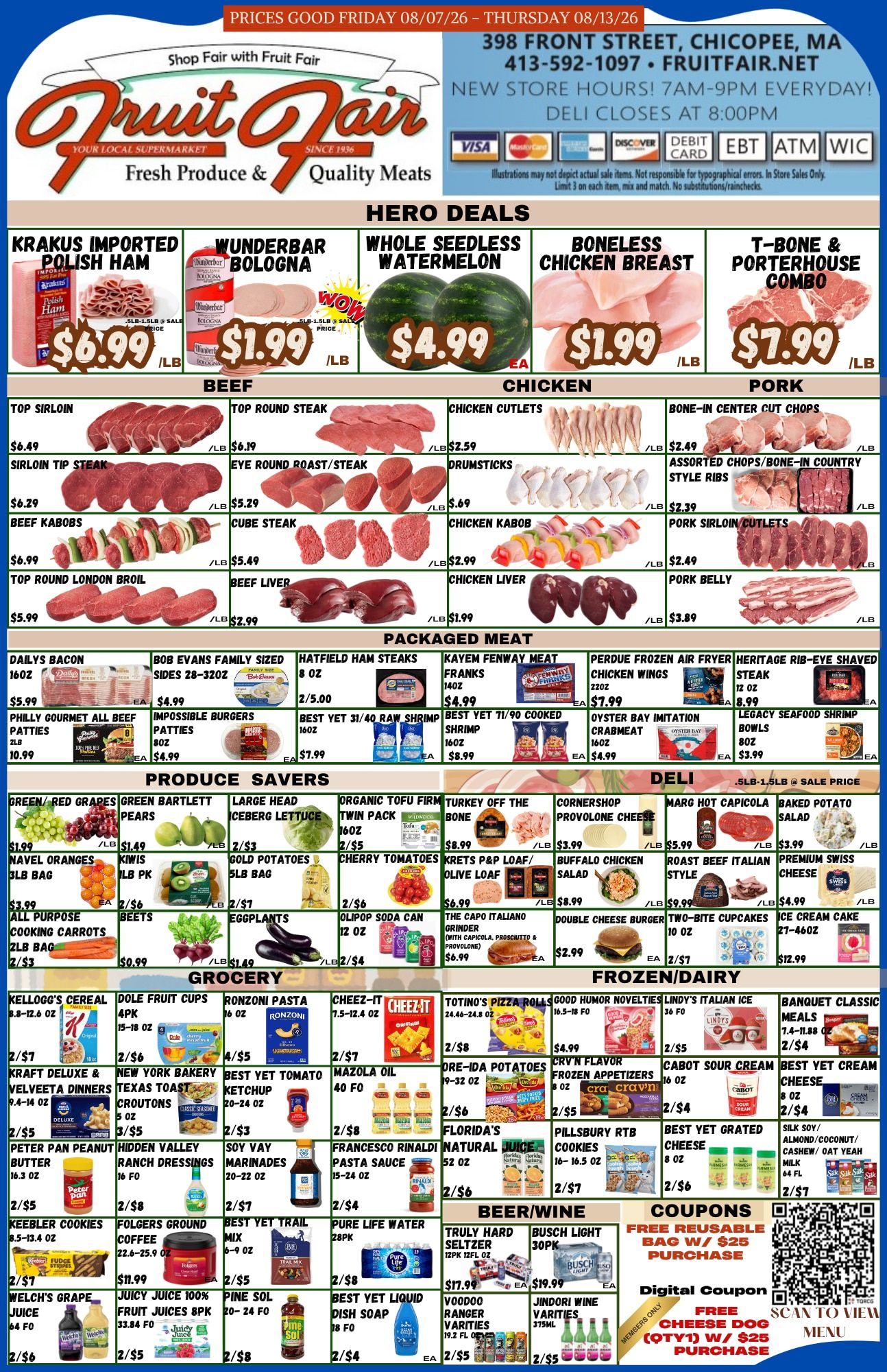 Fruit Fair Weekly Ad August 7 - 13, 2026