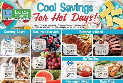 Lee's Market Weekly Ad August 7 - 13, 2026